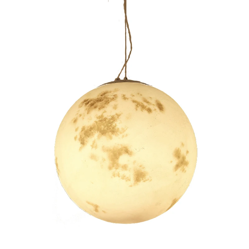 

Modern Designer Creative Universe Resin Ceiling Light Theme Park Child room living room hall Starry Moon Ball Ceiling Lamp