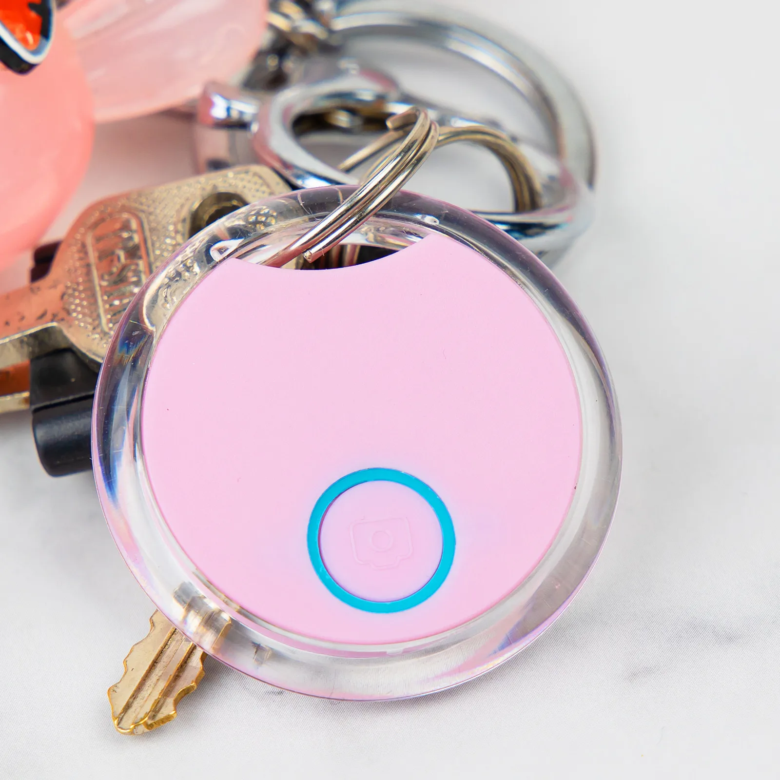 GPS Locator Key Finder Anti Lost Tracker Anti Lose Tracker Item Locator Anti Lost Locator Key Chain Locator Mini Gps Trackers Cat Dog Loss Prevention Waterproof Device Tool for Pet Dog Cat Kids Car Wallet Key Collar Gps Locator IN STOCK