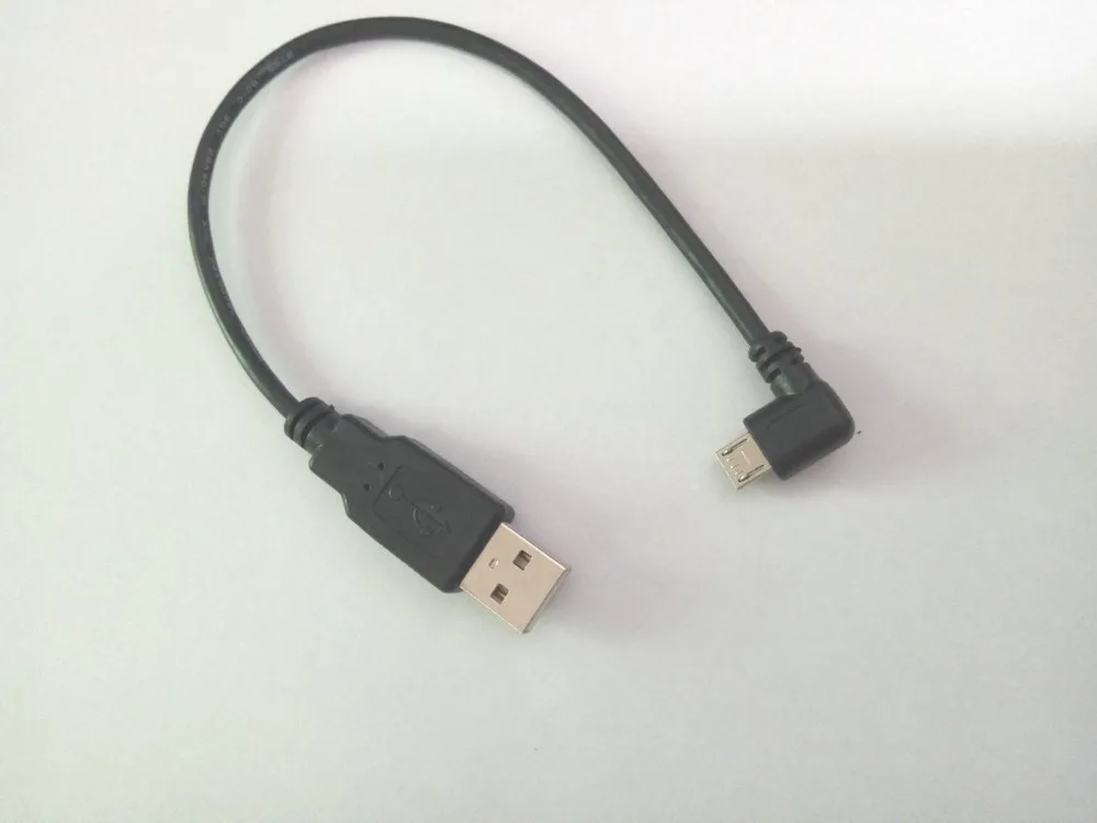 500 шт. 25 см Прямоугольный USB 2,0 A штекер Micro USB штекер