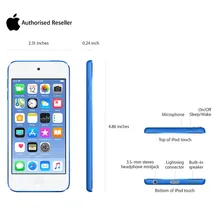 Используется Apple Ipod Touch 6 MP3/4 4,0 дюйма сенсорный экран Встроенные колонки 16/32/64/128 ГБ воспроизведение музыки видео с FM Электронная книга