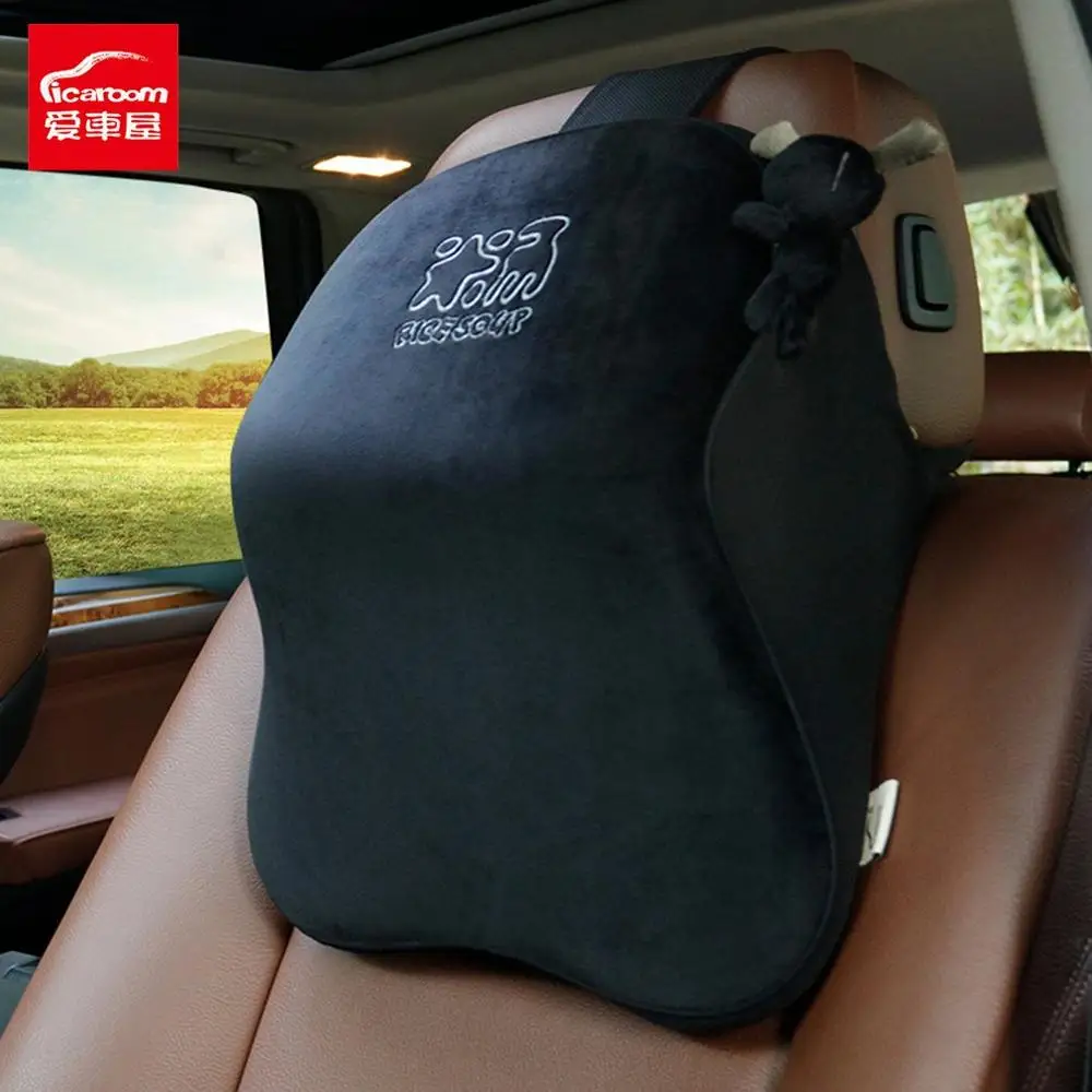 ICAROOM T-602M дышащая подушка из хлопка для шеи автомобиля