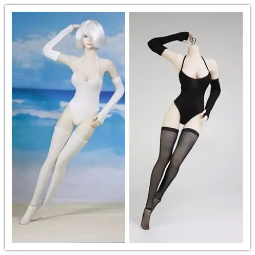 

Collection 1/6 Scale Sexy Swimsuit Clothing Black/White Neil Machinery Era 2B Underwear Action figure toys