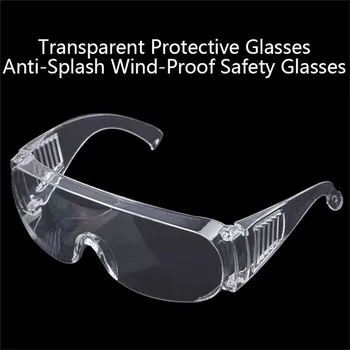 

Safety Glasses Transparent Goggles Eye Protection Protective Work Anti Dust Eye Anti-Fog Antisand windproof Anti Dust Saliva