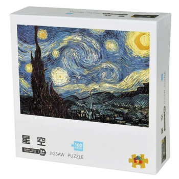 

Children's Puzzle 100 Pieces Scenery Jigsaw Paper Jigsaw Adult Jigsaw Puzzle Stress Reducing Anti-stress Educational Toys Gifts