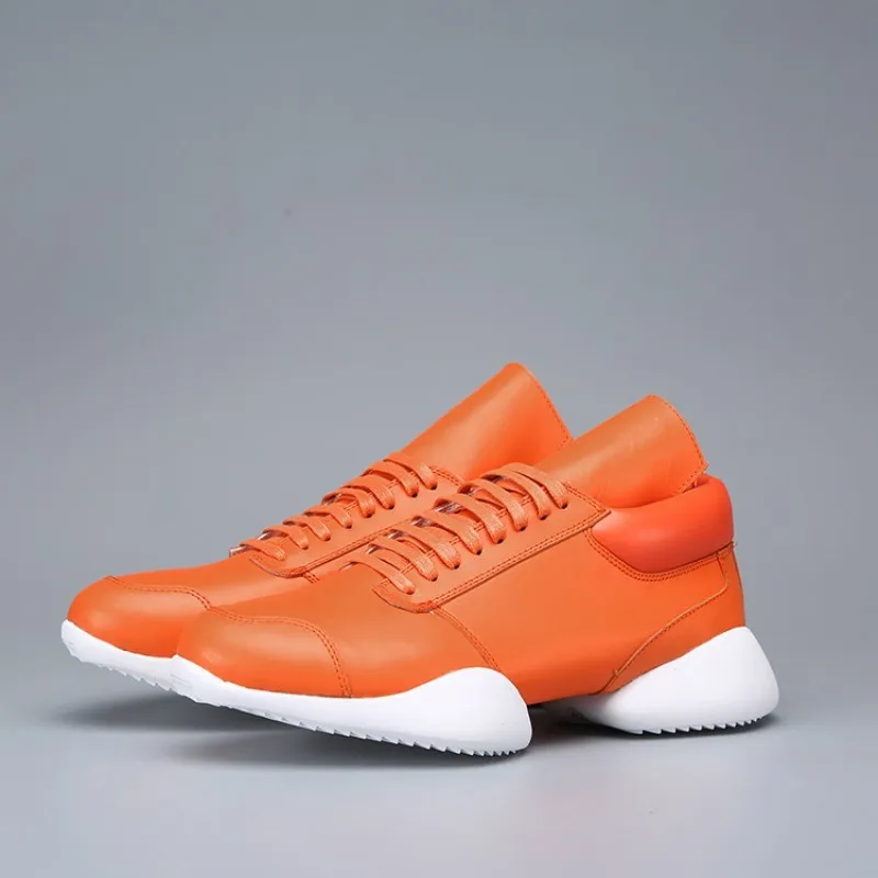 Мужские роскошные кроссовки на шнуровке; ботинки из натуральной кожи; Повседневная Брендовая обувь на плоской подошве; кроссовки; обувь на ... Мужские роскошные кроссовки на шнуровке; ботинки из натуральной кожи; Повседневная Брендовая обувь на плоской подошве; кроссовки; обувь на ...