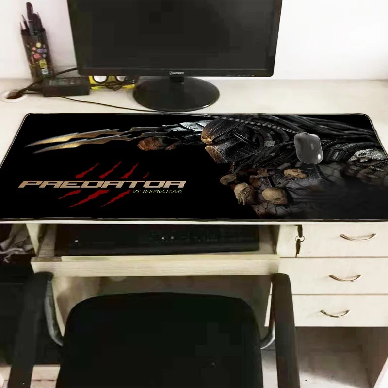 Коврик для мыши XGZ в стиле хищника большой резиновый игровой водонепроницаемый