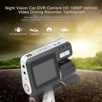 

Dual Lens Car DVR Camera I1000 Full HD 1080P 2.0"TFT Dash Cam IR LED Light Night Vision H.264 Rotatable Lens Video Recorder
