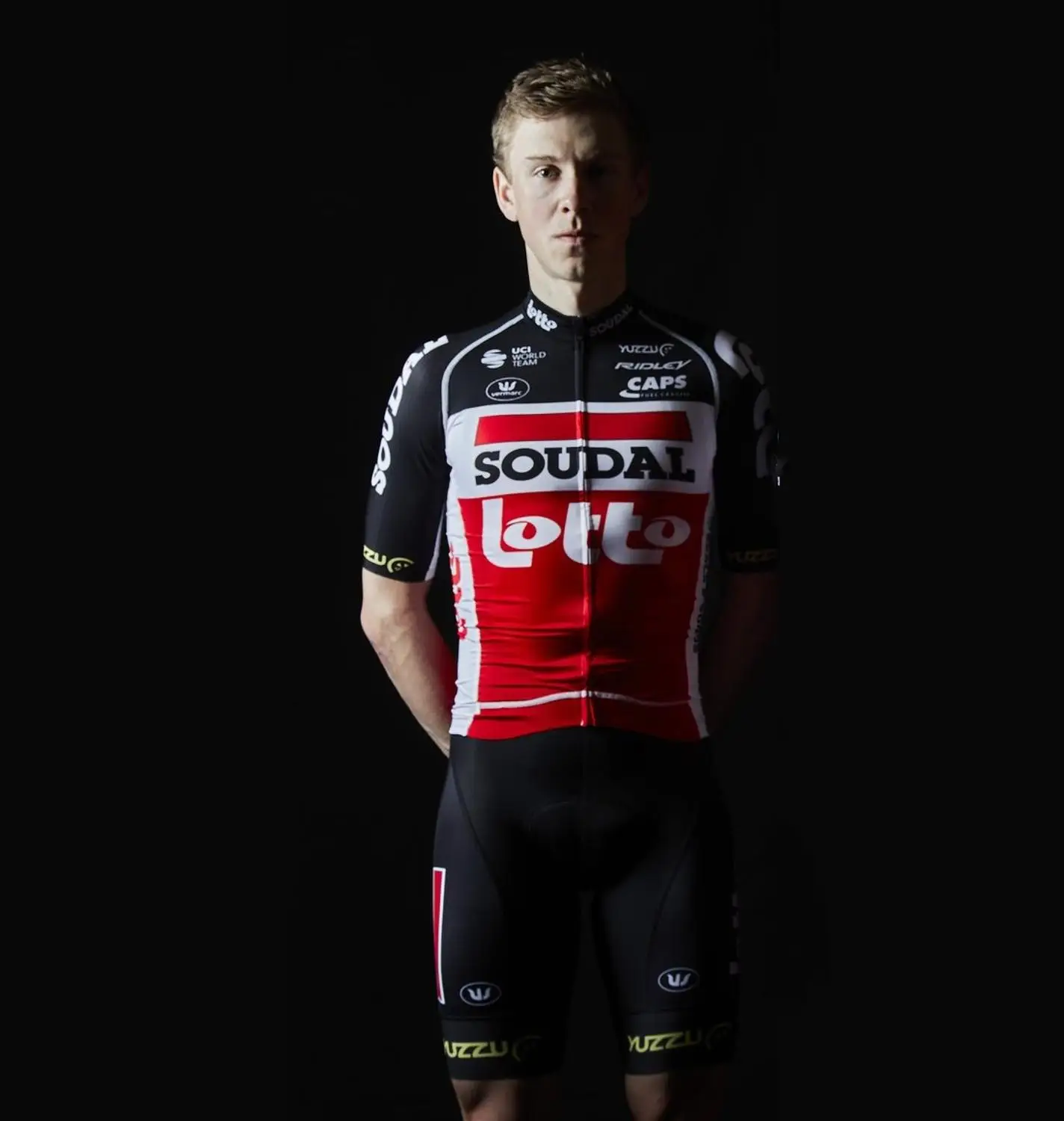 Pro team lotto soudal красная велосипедная футболка, наборы, велосипедная майка, дышащая, Ropa Ciclismo, MTB, короткий рукав, велосипедная ткань, 9D гель - Цвет: 2020 set