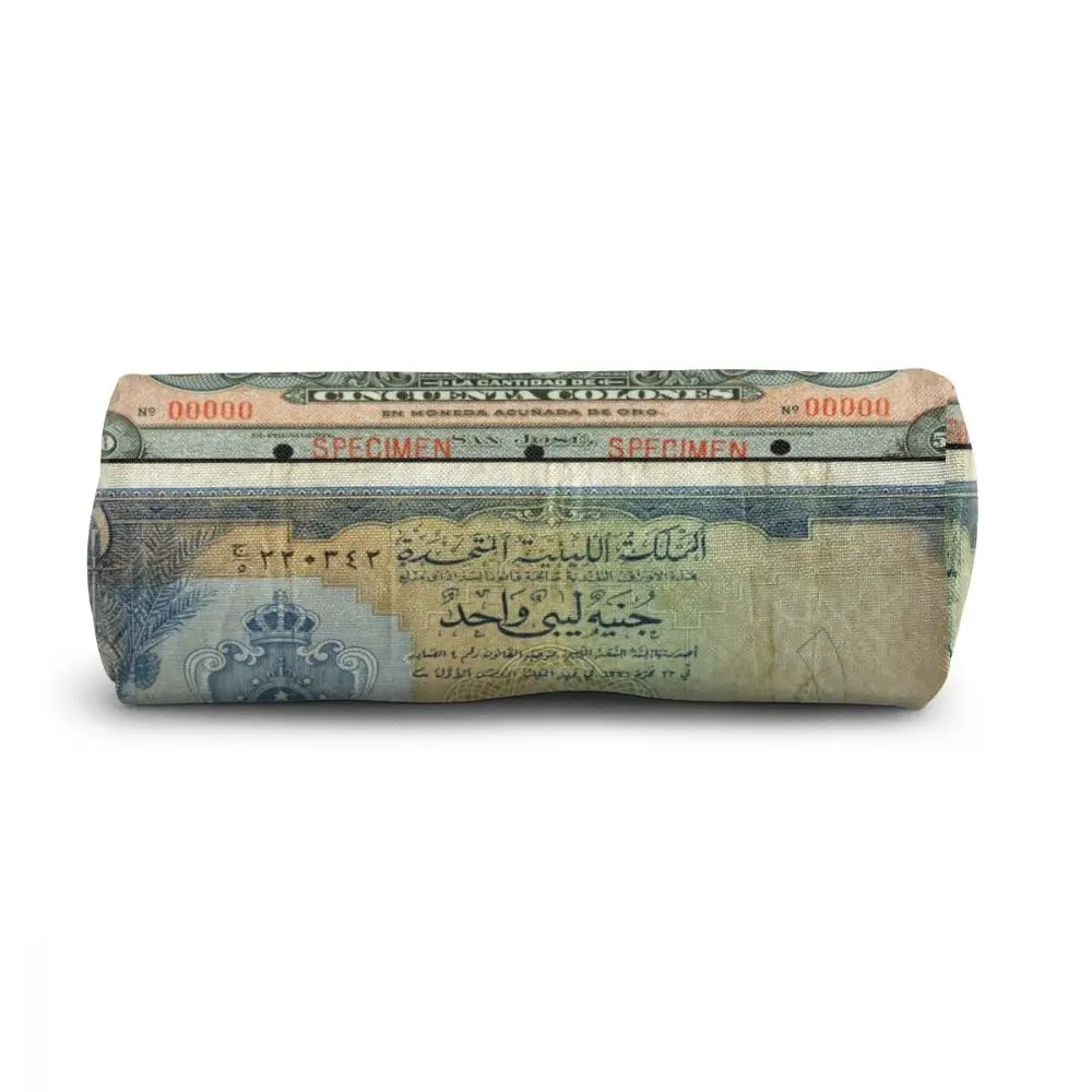 Бесшумные дизайнерские World Banknotes женские косметички и чехлы для девочек и мальчиков пенал для карандашей сумка дамская сумка косметички