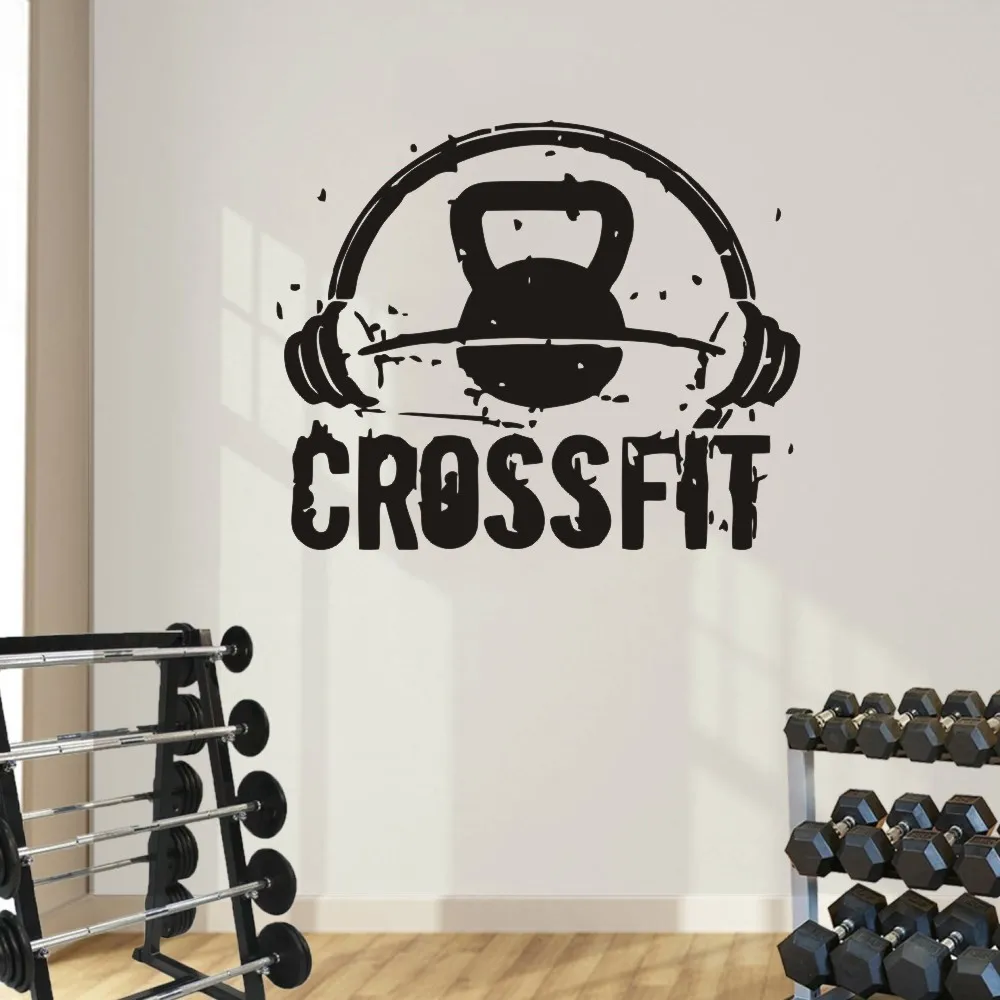 

Art Curving Sport Wall Decals Vinyl Home Decor Sticker Sport Health Decal Mural Crossfit Decor Bedroom Interior Decor NY-147