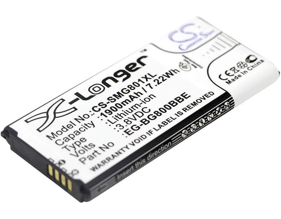 Кэмерон sino1900mAh батарея для Samsung Galaxy S5 Dx мини SM-G800 G800F G800H G800R4 G800Y EB-BG800BBE
