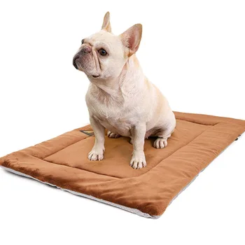 

Home Indoor Outdoor Crystal Soft Pet Supplies Sleeping Anti Slip Warm Cat Travel Portable Winter Dog Bed Washable Bedroom