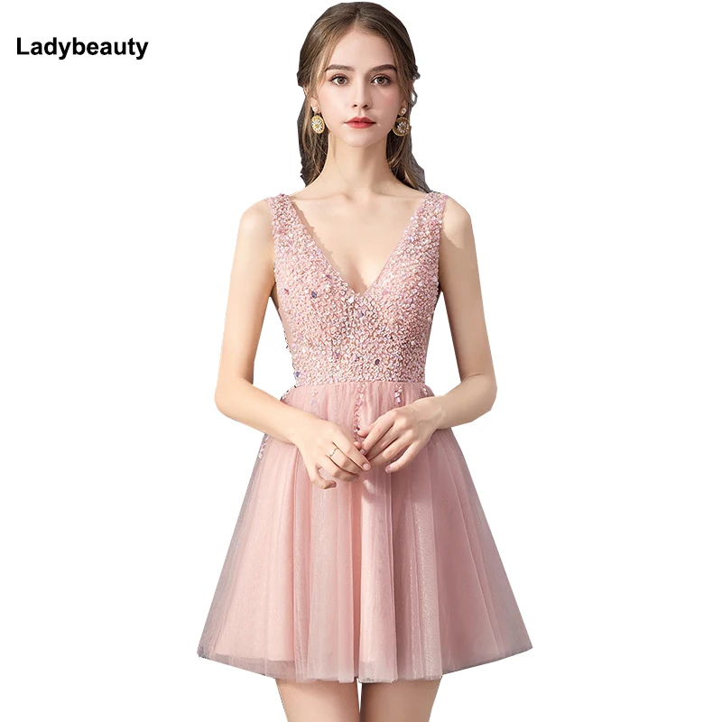 Ladybeauty 2019 Vestido De Festa A-line Long Evening Dress Vintage Gradient Prom Dresses Crystal Belt Robe De Soiree evening wear