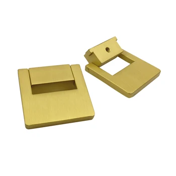 

2pcs/lot Solid Brass Cabinet Handles Cupboard Knob Handles Furniture Drawers Single Hole Pull Handle Free Shipping