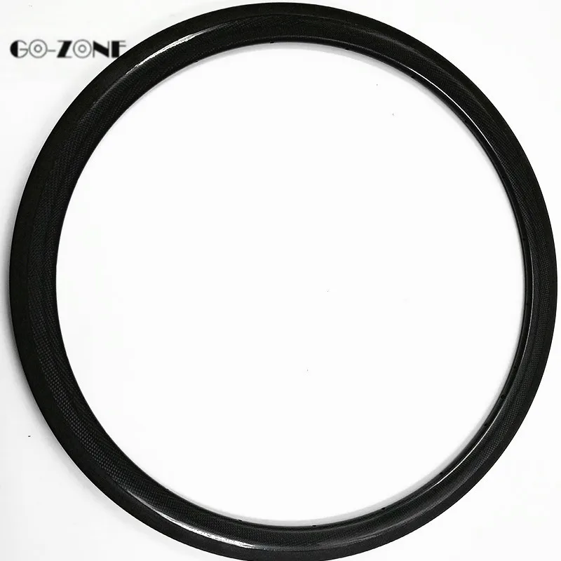 700c carbon rim 38 50 60 mm Tubeless road bike carbon rims 25mm width Basalt Brake Side full carbon fibre bicycle wheelset rim