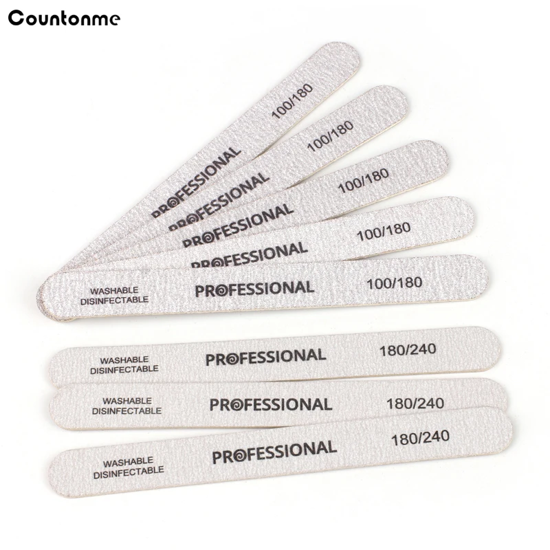 

10 шт./20 шт., деревянные пилки для ногтей