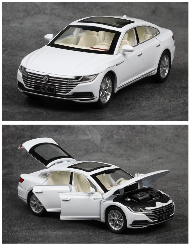 Volkswagen Cc Arteon1:32 Model Car Alloy Car Die Cast Toy Car Pull Back Children'S Toy Collectibles Gift