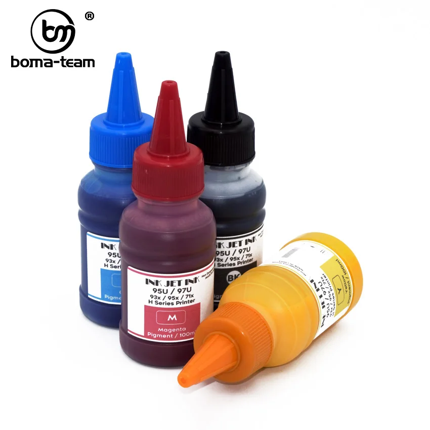 Фотообои 100 мл * 4 цветов фотообои для HP 711 711XL чернила принтеров Designjet T120 T520|pigment ink for
