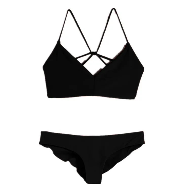 

Women Micro Bikini set Push Up Swimwear Solid Beach Bathing Suit Brazilian Thong Low Waist Swimsuit For Girl Bikini SwimSuit