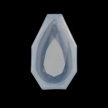 

Faceted Teardrop Pendant Silicone Resin Mold Jewelry Making DIY Craft Tools