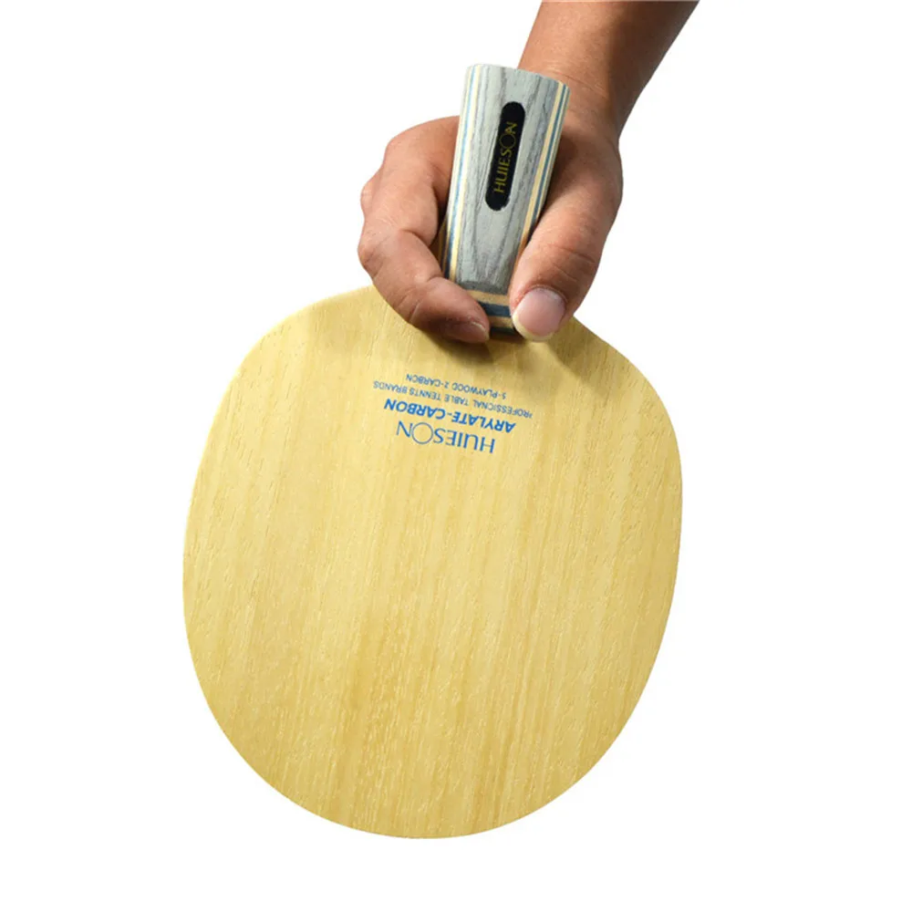 Huieson 7 Ply Arylate Carbon Fiber Table Tennis Blade Lightweight Ping Pong Racket Blade Table Tennis Accessories  (6)