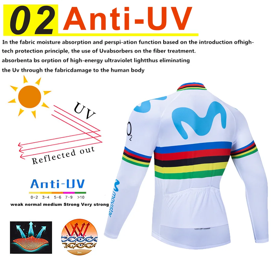 Movistar Winter Thermal Fleece Cycling Clothing maillot bicycle clothes/Cycling Jerseys/Mountain Bicycle Wear Ropa Ciclismo