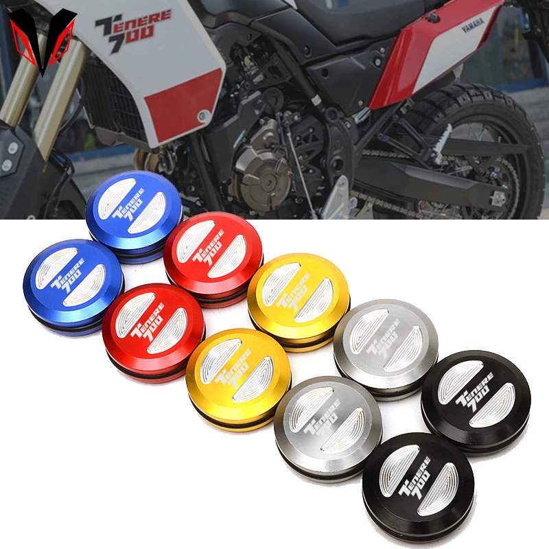 

Новинка для YAMAHA TENERE700 2020 Tenere 700 2021 XTZ700 2019 аксессуары для мотоцикла CNC алюминиевая защитная крышка отверстия рамы