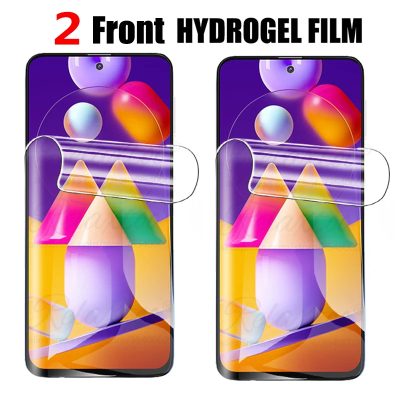 mobile phone screen protector 3 in 1 Hydrogel Film For Samsung Galaxy M31s Back Screen Protector Camera Lens for samsung M11 M21 A11 A21s A31 A41 m 31s m317f iphone screen protector Screen Protectors