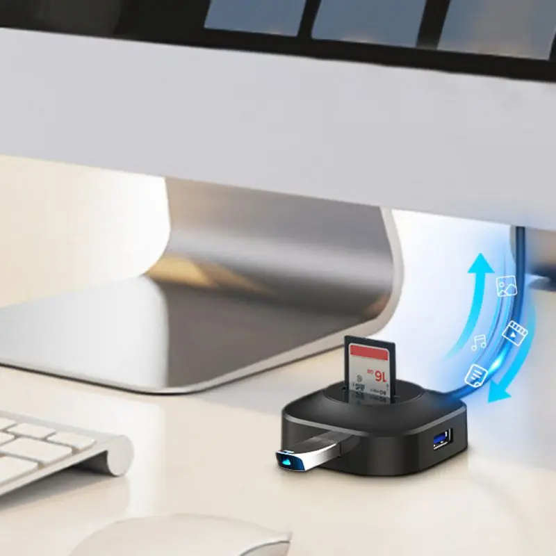 USB 3,0 концентратор Usb3.0 концентратор расширитель высокоскоростной USB разветвитель портативный удлинитель концентратор данных usb-концентратор, адаптер для книги
