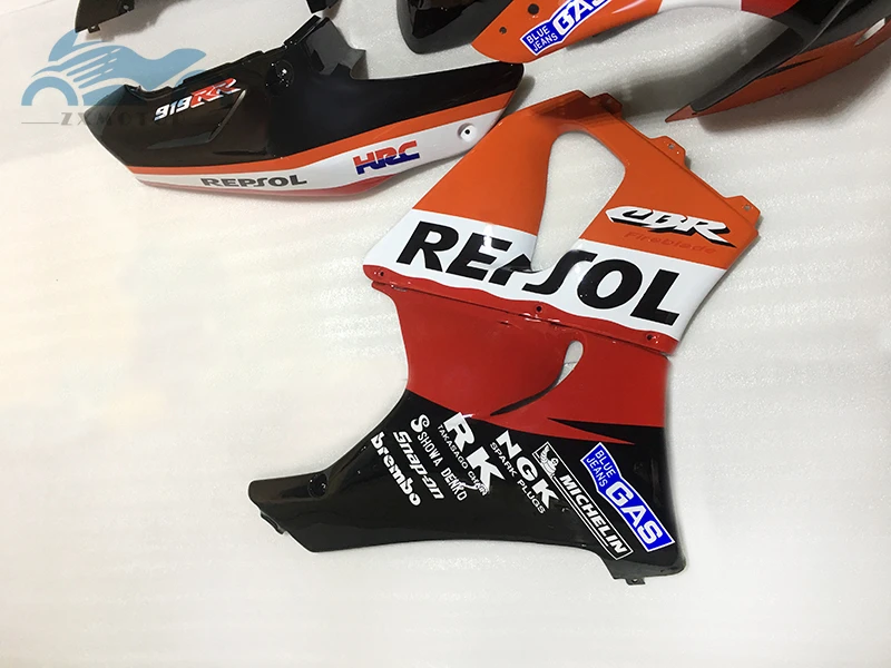 Пользовательские вы обтекатель комплект Подходит для Honda CBR900RR919 1998 1999 CBR 900RR919 98 99 рынок запчастей АБС спортивные Обтекатели комплекты кузова JK09
