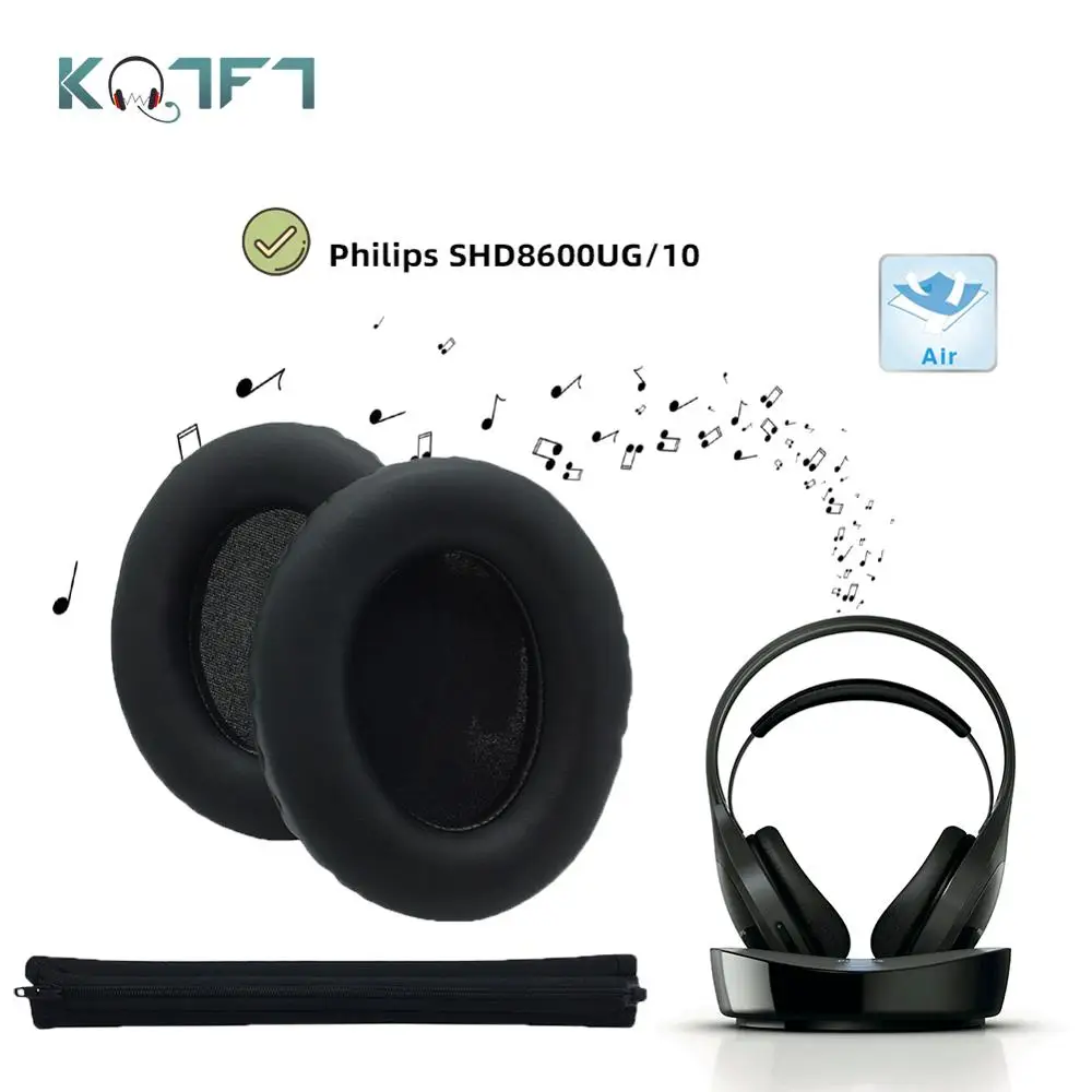 Сменные накладки на наушники KQTFT повязка голову для Philips SHD8600UG/10 универсальные