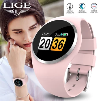 

Women Men Electronic Watch Luxury Blood Pressure Digital Watches Fashion Calorie Sport Wristwatch DND Mode For Android IOS