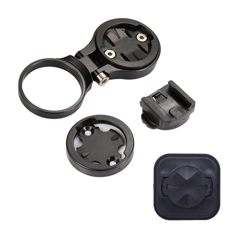 Mountain Bike MTB Computer Stopwatch Speedometer Mount Holder Bicycle Computer Bracket For Garmin Bryton Cateye - Цвет: Black