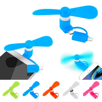 

For Android Iphone Smartphones Portable Strong Wind Smartphones USB Gadgets Ventilation Fan Phone Mini Power Bank Fan Removable