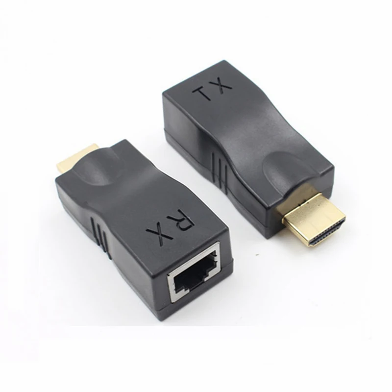 Kebidu HDMI расширитель видео передатчик TX/RX 4k 1 4 HD 1080P более CAT6 RJ45 Ethernet Кабель для ТВ