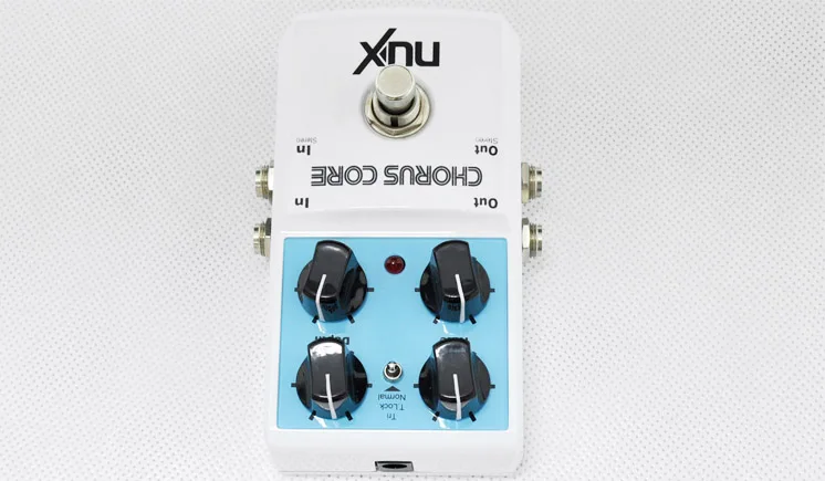 Nux хор металлический фазер Flanger Core электрогитара хор Stompbox портативный