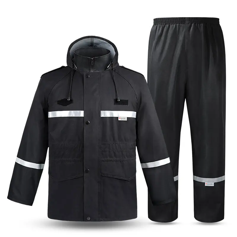 Hi Vis Rain Jacket and Pants for Men 