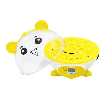 

Semi-automatic Incubation Brooder TOOL Mini 9 Eggs Family version incubator Cartoon Hatching Machine Manual Egg Turning NEW!！