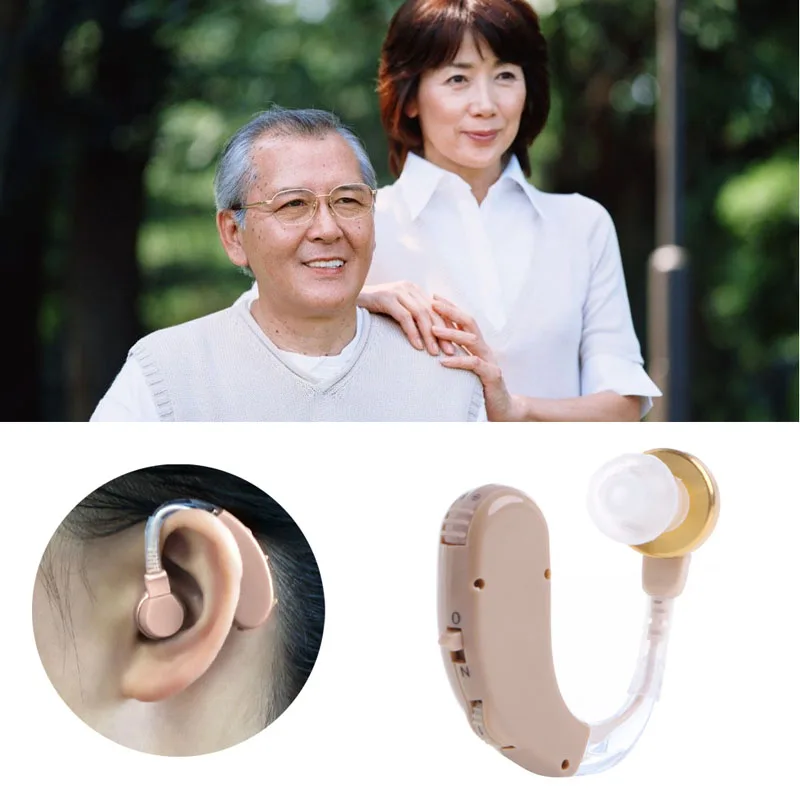 1Pc AXON B 13 Tone Hearing Aids The Ear Sound Amplifier Adjustable Aid Behind