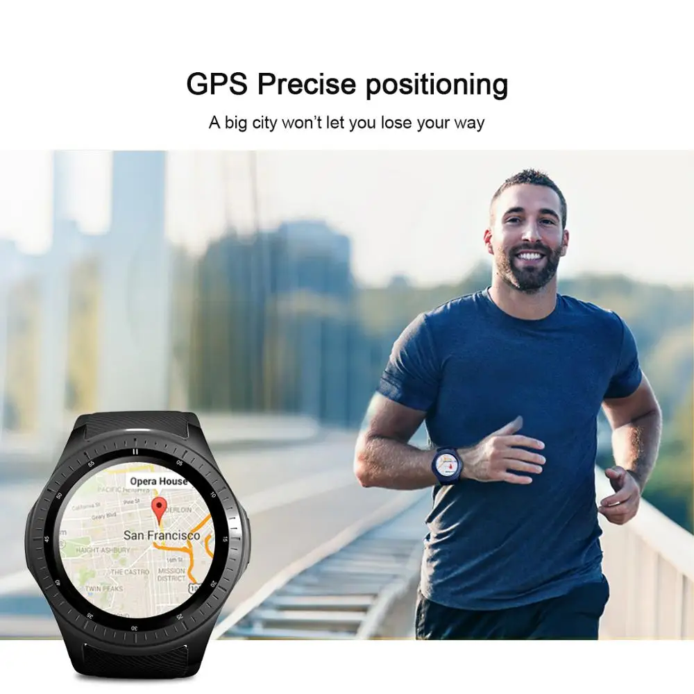 Смарт часы LEMFO LF25 водонепроницаемые Android 7 1 Гб + 16 поддержка sim карты GPS Wi Fi скорость