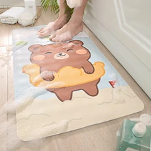 

Environmental Protection PVC Bathroom Non-Slip Toilet Floor Mat Children Shower Room Bath Suction Cup Foot Pad