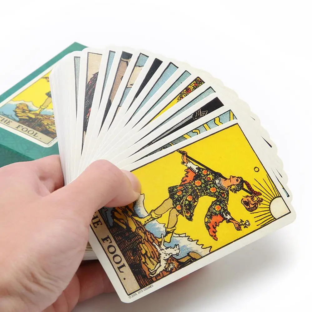 

78Pcs/Set Hot Sale Full English Radiant Rider Wait Tarot Cards Factory Made Smith Tarot Deck Board Game Cards