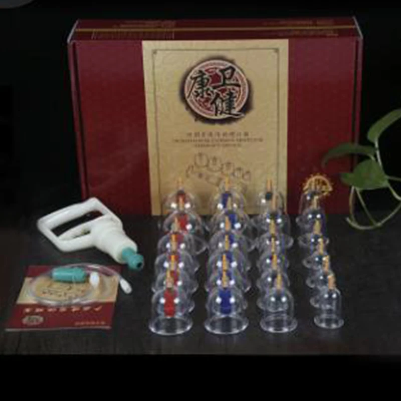 24-Cups-Massage-Vacuum-Cupping-Set-Magnetic-Aspirating-Cupping-Cans-Acupuncture-Massage-Suction-Cup-Chinese-Medical