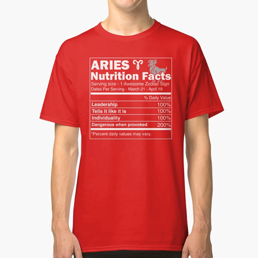 Aries калории | Овен Гороскоп Зодиак футболка aries классная born подарки Мужская одежда