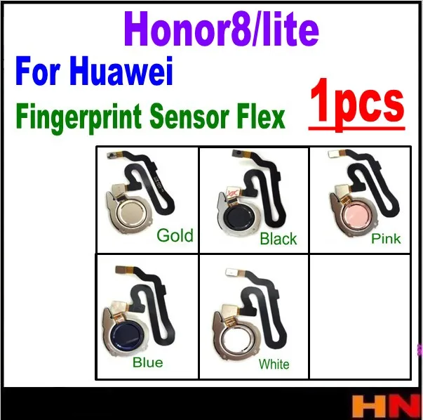 1 шт. гибкий отпечаток пальца для Huawei Honor 8 Lite Кнопка отпечатка пальца Honor8 разблокировка пальца датчик ключа гибкий кабель запасные части