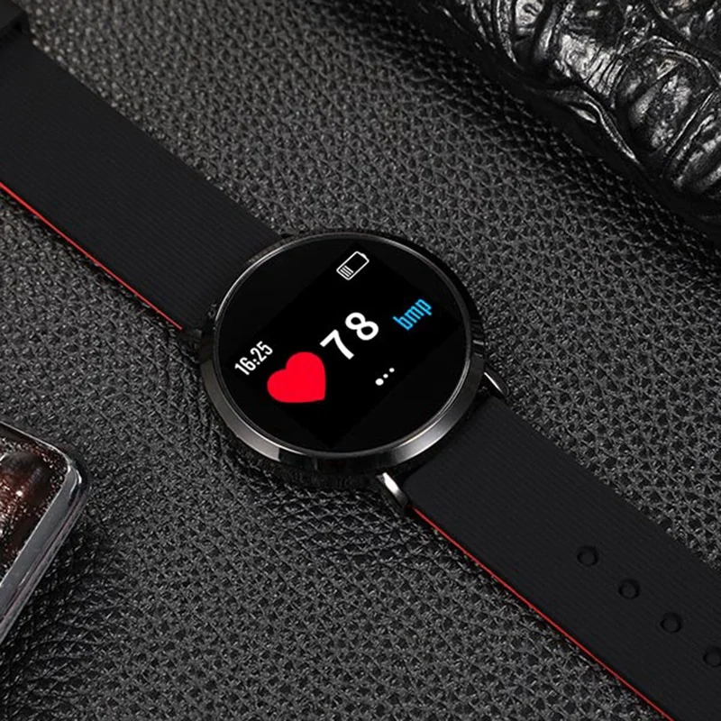 

BESTT8 Smart Watch Men Press Screen Color Waterproof Women Watch Heart Rate Blood Pressure Monitor Multiple Sports Fitness