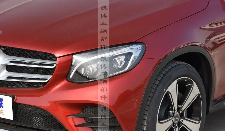 Для 16-18 Mercedes-Benz GLC W253 GLC200 GLC260 GLC300 корпус фары автомобиля прозрачный корпус лампы стеклянная крышка