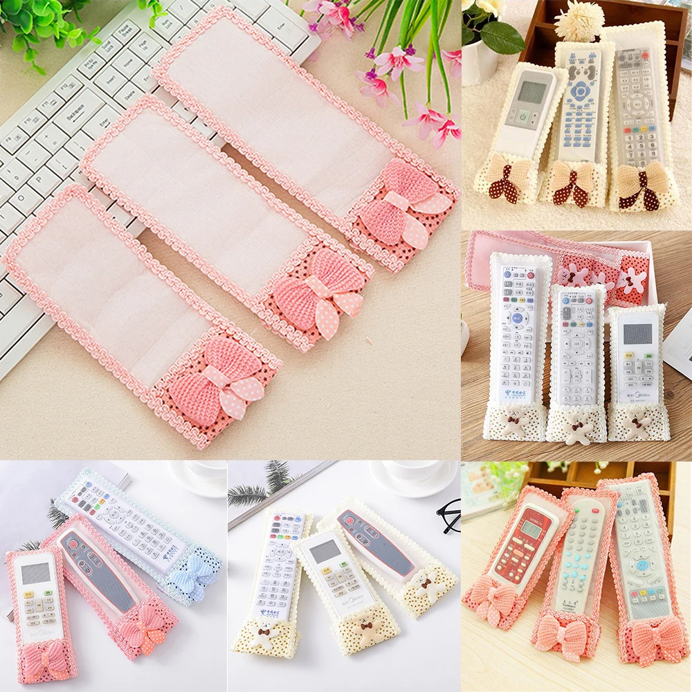 Тканевый кружевной чехол для пульта дистанционного управления пылезащитный
