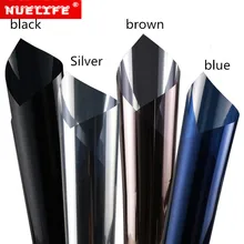 Изоляционная пленка Солнцезащитная стеклянная пленка для домашнего окна односторонняя перспективная Балконная спальня здание затенение ПВХ Солнечная пленка