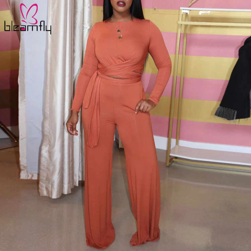 

Plus Size Two Piece Set Women Tracksuit Festival Long Sleeve Top And Pant Sweat Suits 2 Piece Outfits Orange Blue Matching Sets